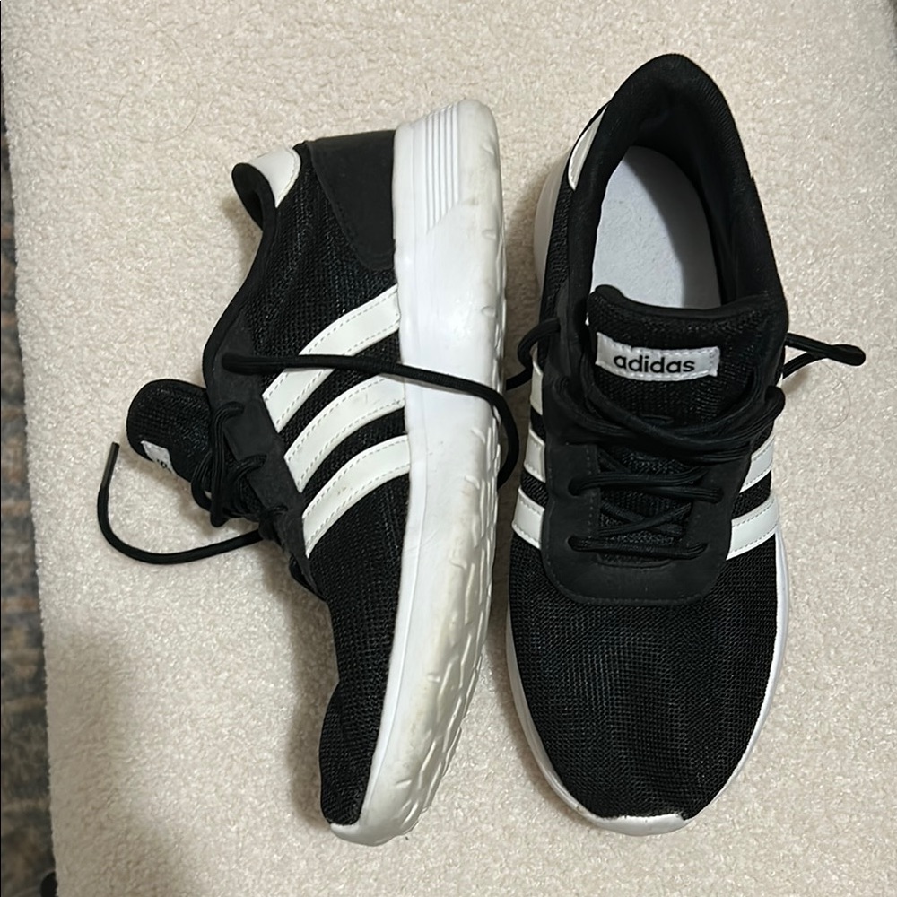 Adidas Black and White Sneakers